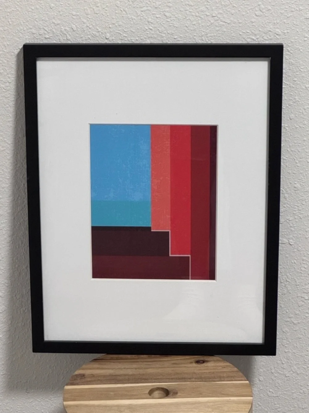 Project 62 Modern Black Gallery Wood Frame 15x19 w/ Geometric Giclee Art